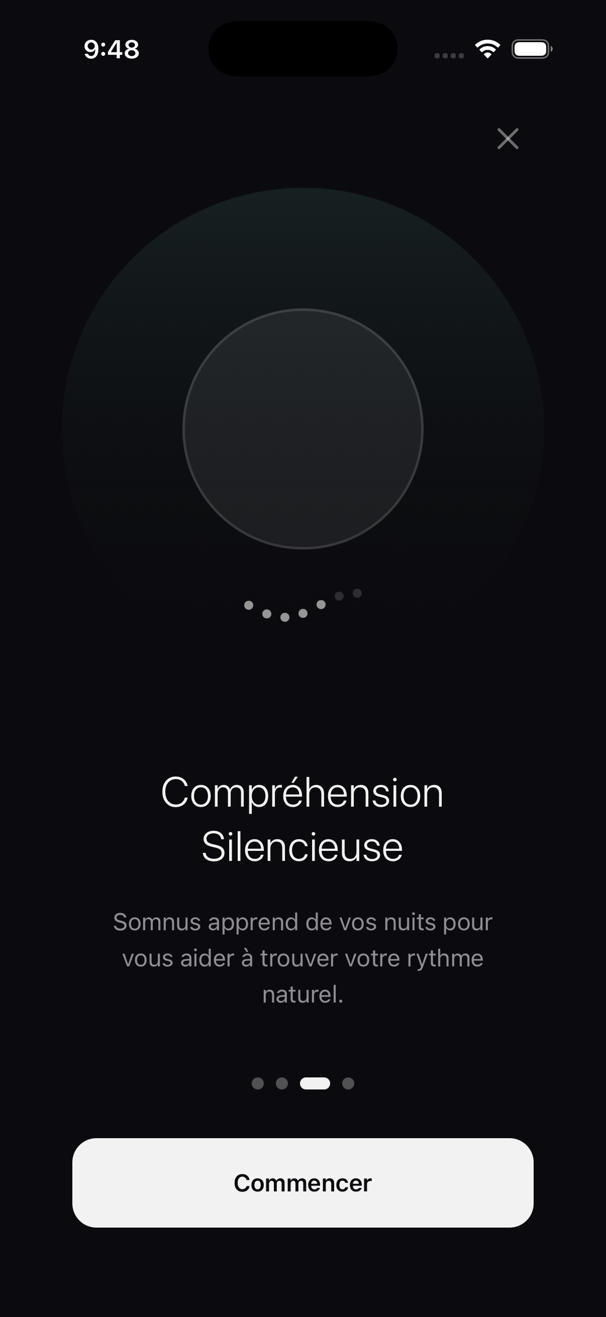 Informations douces sur les habitudes de sommeil