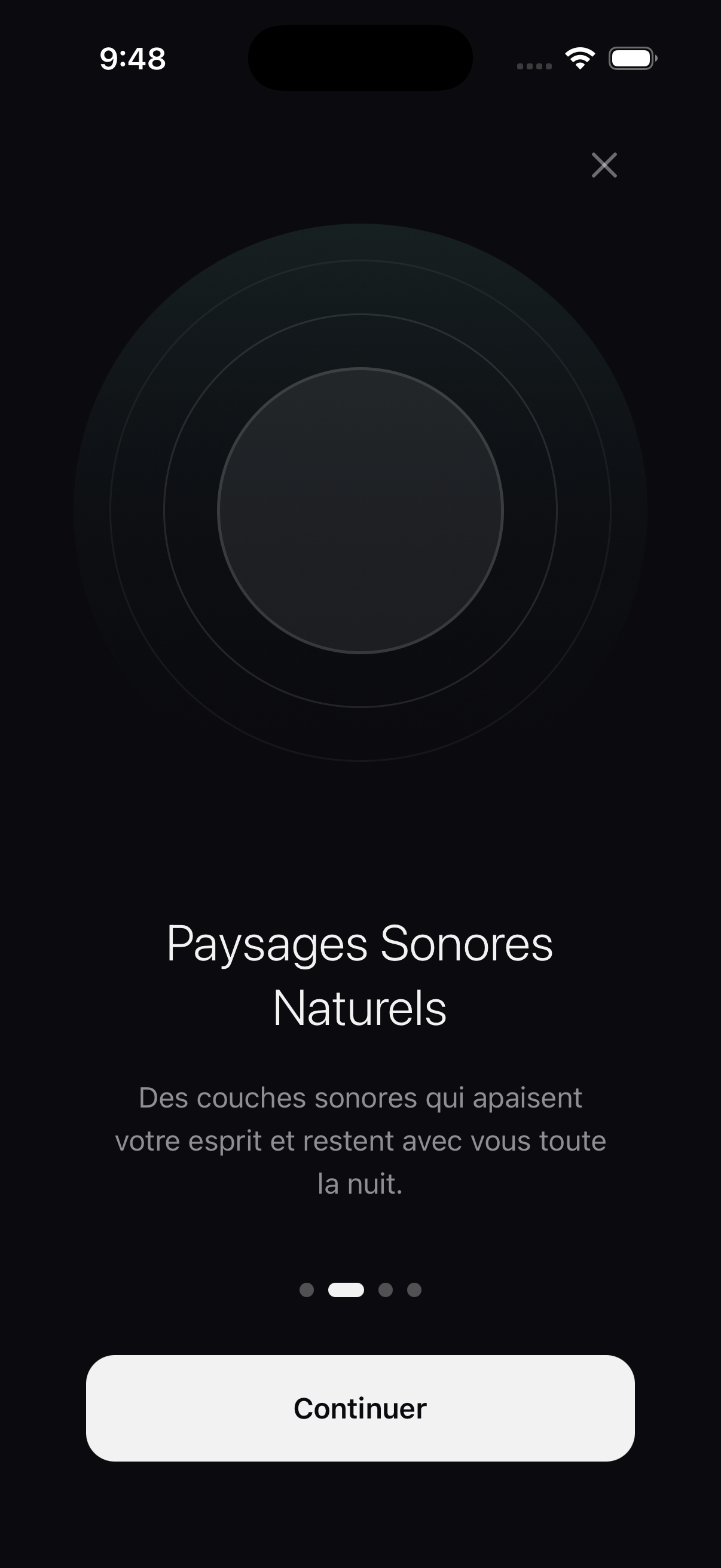 Sons de sommeil soigneusement conçus